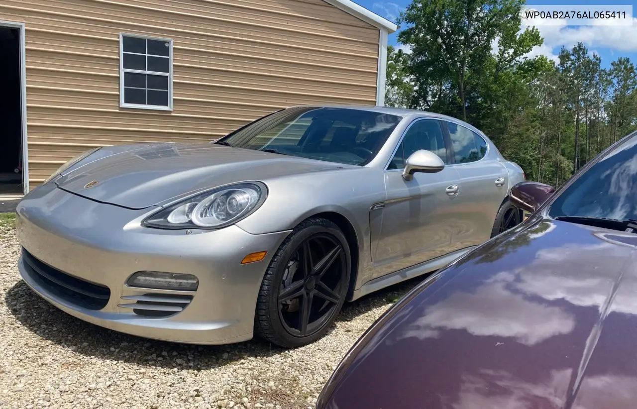 2010 Porsche Panamera S VIN: WP0AB2A76AL065411 Lot: 57122525