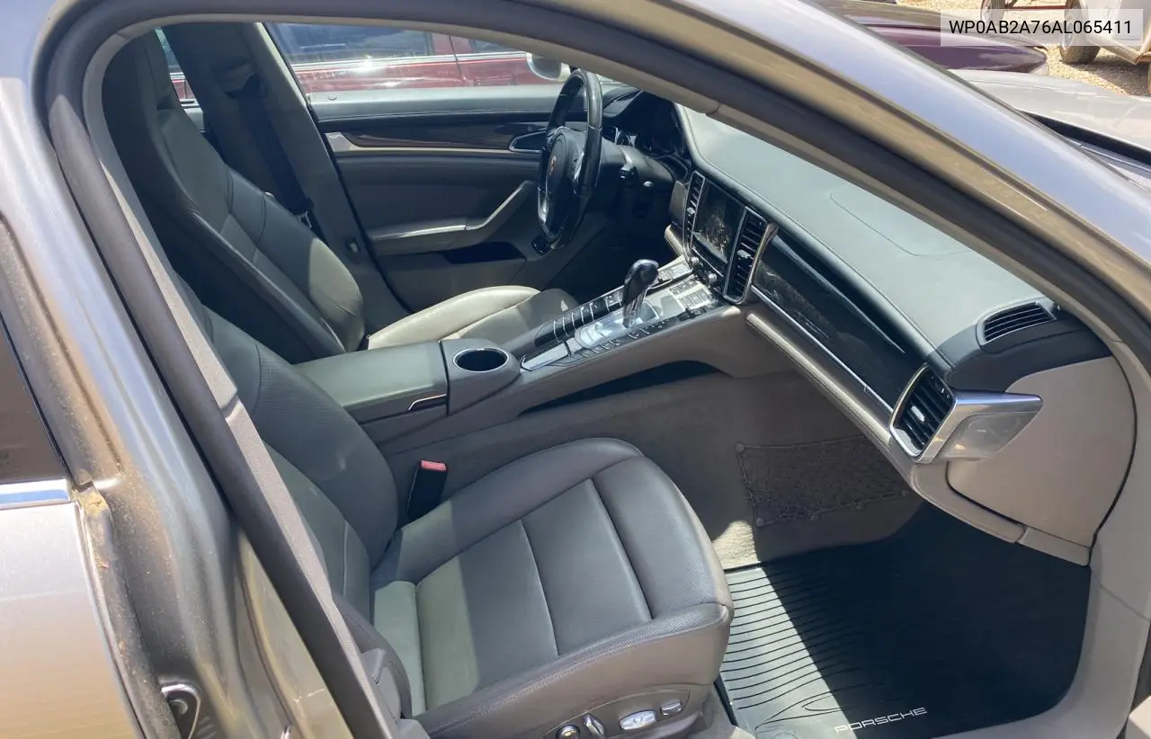 2010 Porsche Panamera S VIN: WP0AB2A76AL065411 Lot: 57122525
