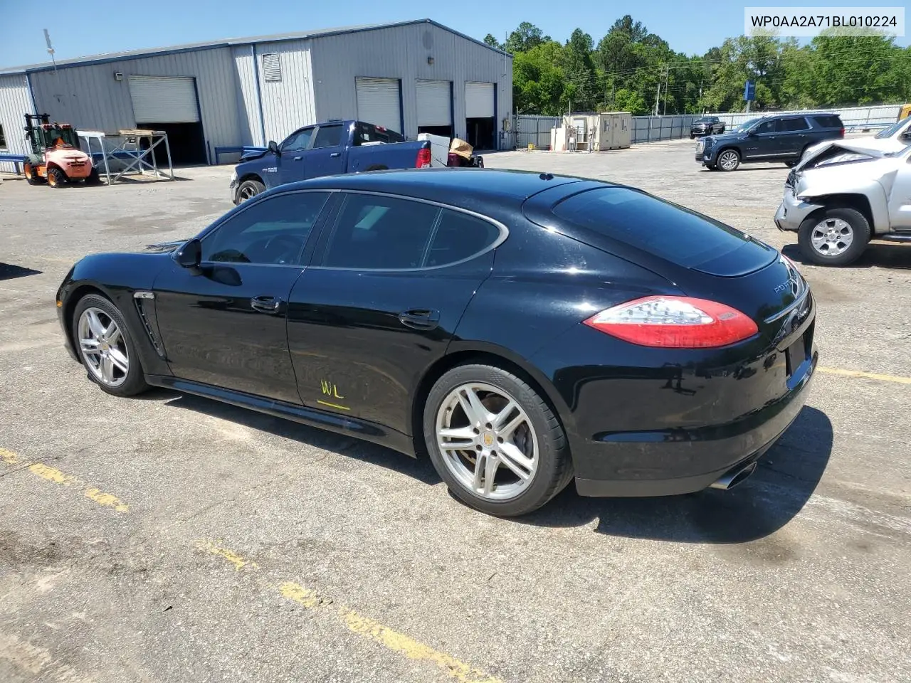 2011 Porsche Panamera 2 VIN: WP0AA2A71BL010224 Lot: 52907055
