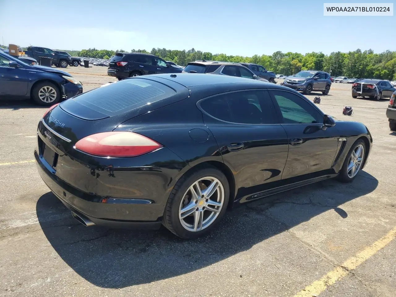 2011 Porsche Panamera 2 VIN: WP0AA2A71BL010224 Lot: 52907055