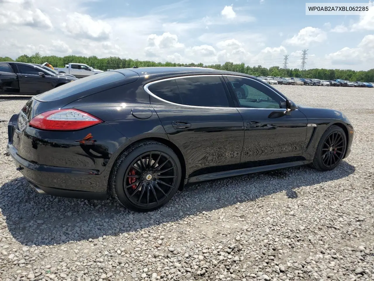 2011 Porsche Panamera S VIN: WP0AB2A7XBL062285 Lot: 55134545