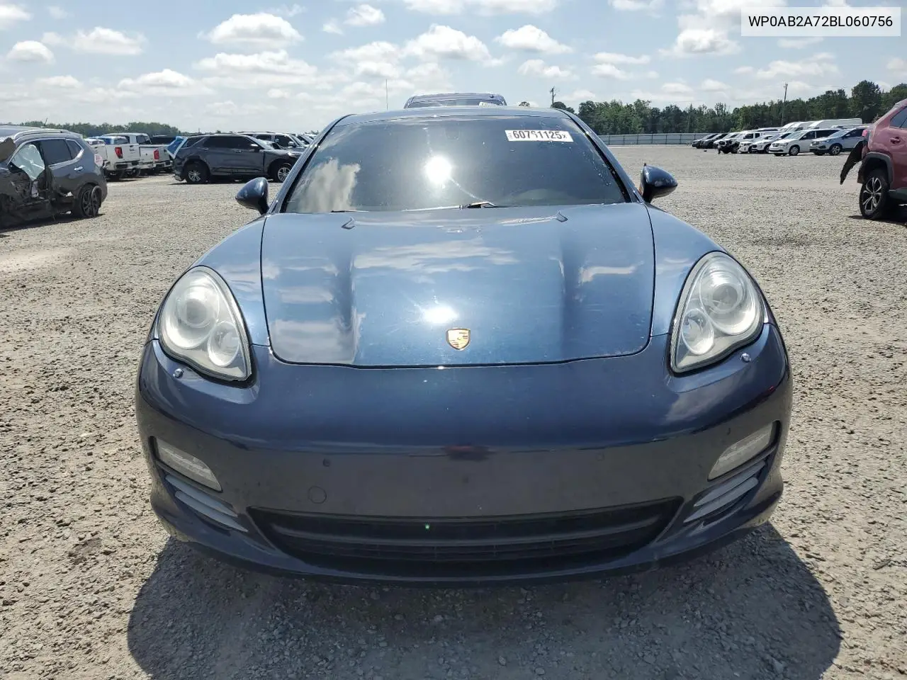 2011 Porsche Panamera S VIN: WP0AB2A72BL060756 Lot: 60761125