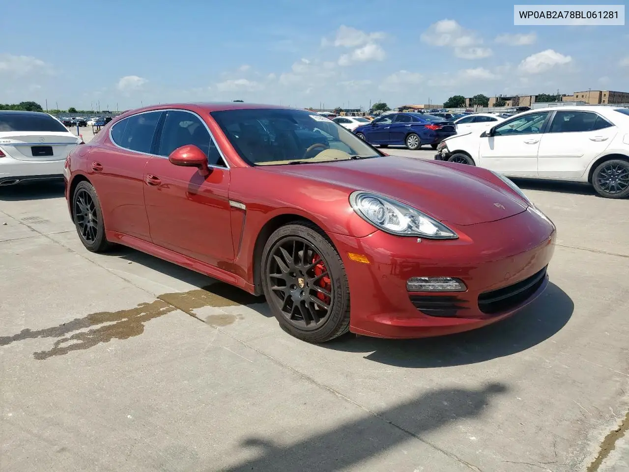 2011 Porsche Panamera S VIN: WP0AB2A78BL061281 Lot: 61946365