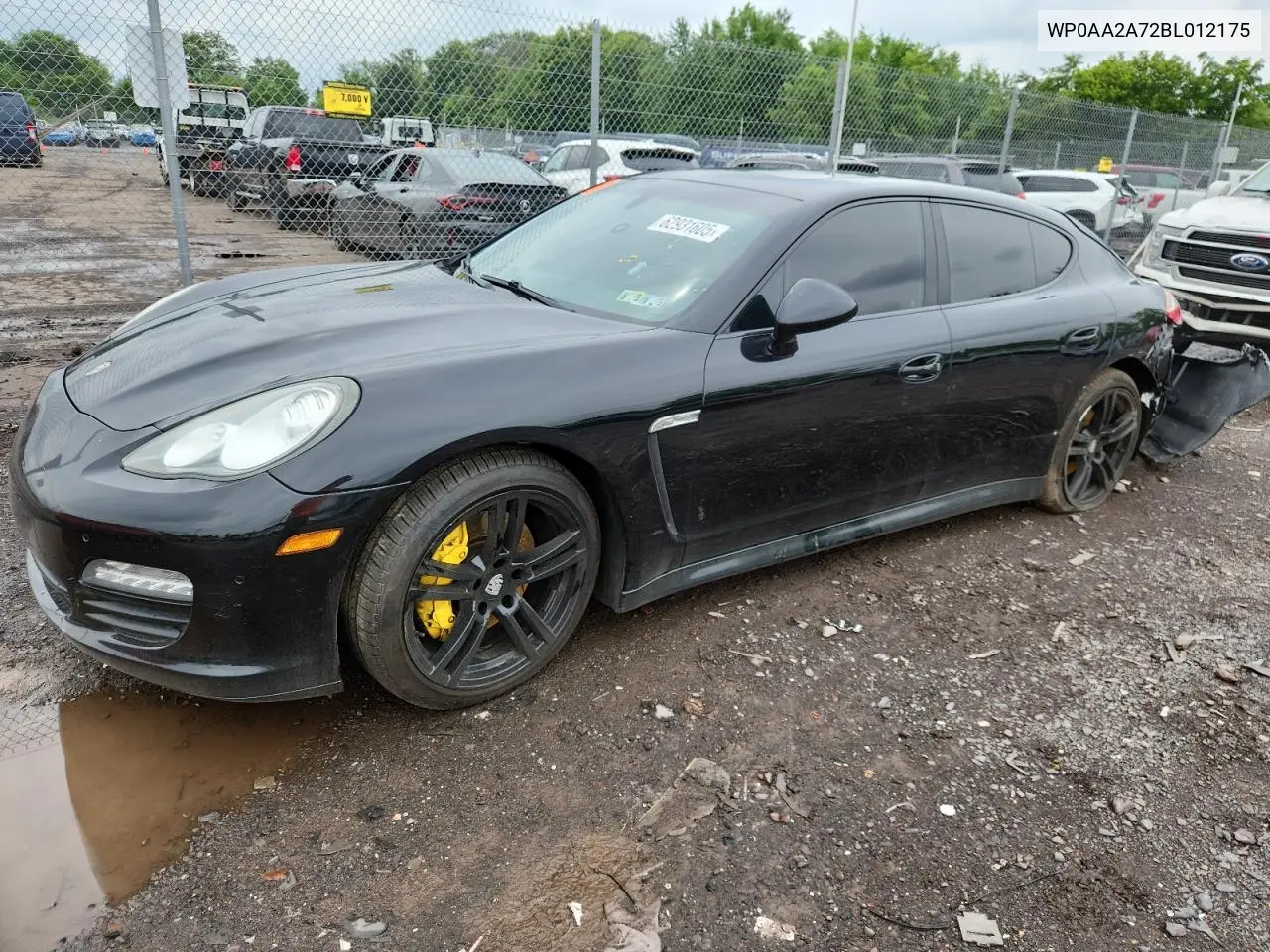 2011 Porsche Panamera 2 VIN: WP0AA2A72BL012175 Lot: 62931605
