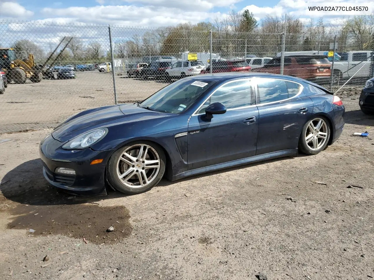 2012 Porsche Panamera S Hybrid VIN: WP0AD2A77CL045570 Lot: 53360855