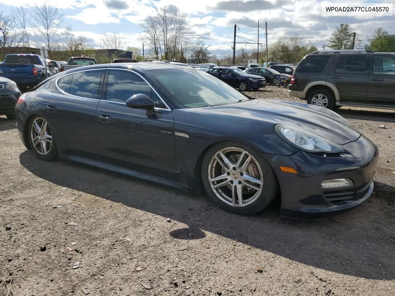 2012 Porsche Panamera S Hybrid VIN: WP0AD2A77CL045570 Lot: 53360855