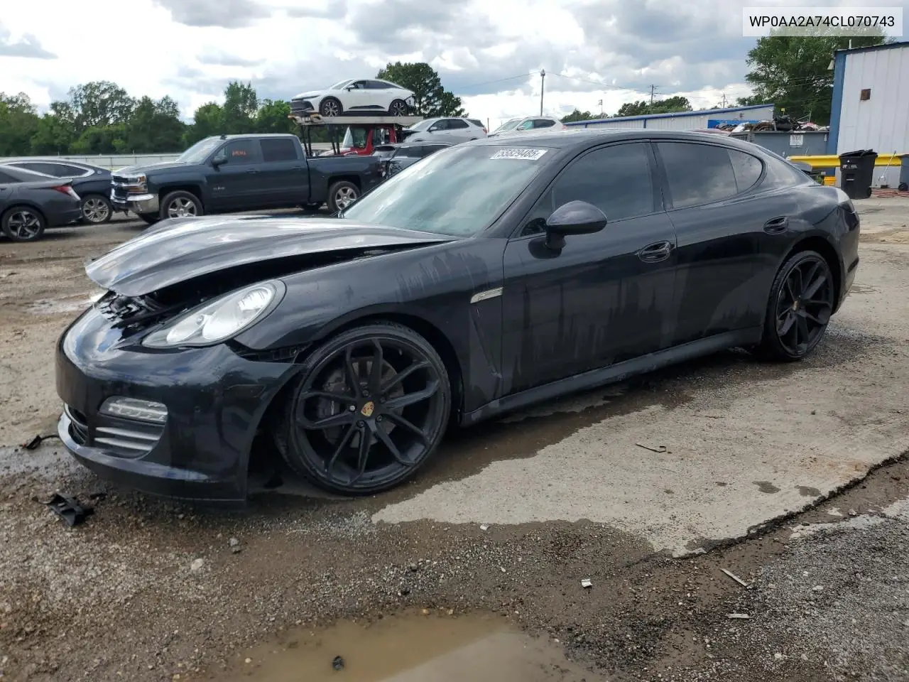 2012 Porsche Panamera 2 VIN: WP0AA2A74CL070743 Lot: 55829485