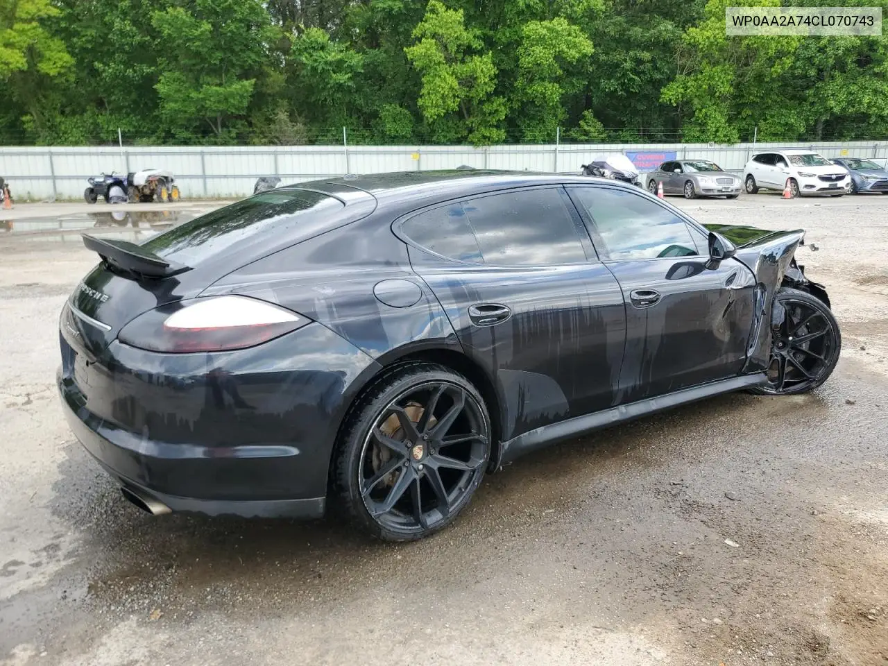 2012 Porsche Panamera 2 VIN: WP0AA2A74CL070743 Lot: 55829485