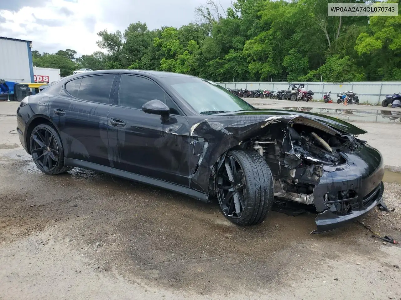 2012 Porsche Panamera 2 VIN: WP0AA2A74CL070743 Lot: 55829485