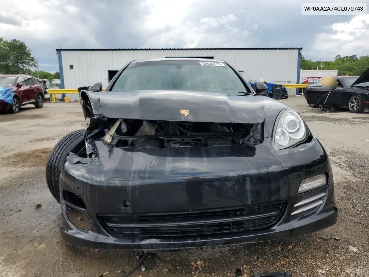 2012 Porsche Panamera 2 VIN: WP0AA2A74CL070743 Lot: 55829485