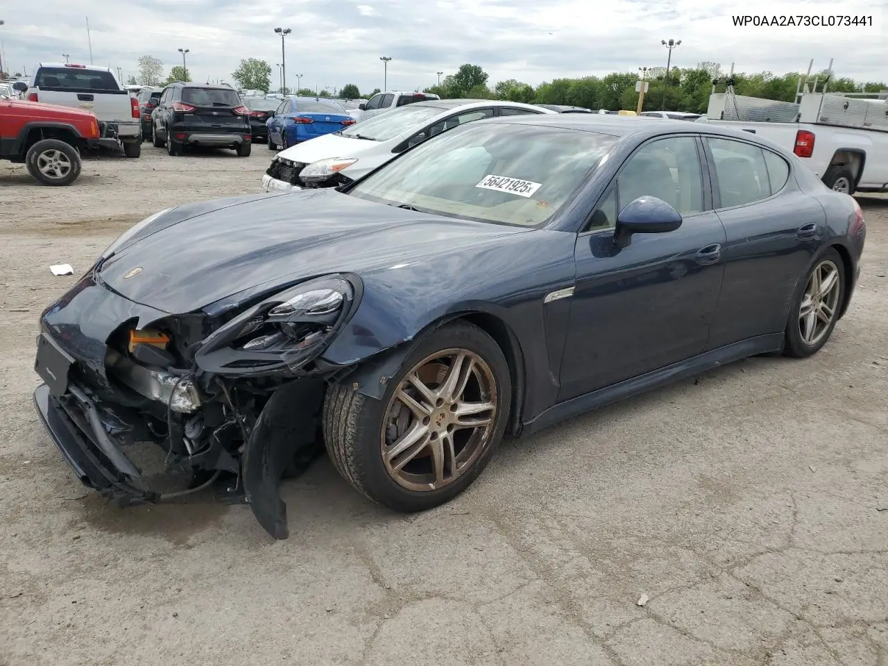 2012 Porsche Panamera 2 VIN: WP0AA2A73CL073441 Lot: 56421925