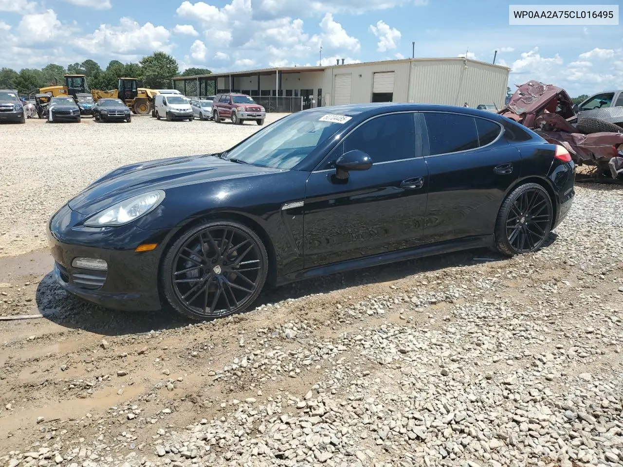 2012 Porsche Panamera 2 VIN: WP0AA2A75CL016495 Lot: 60704485