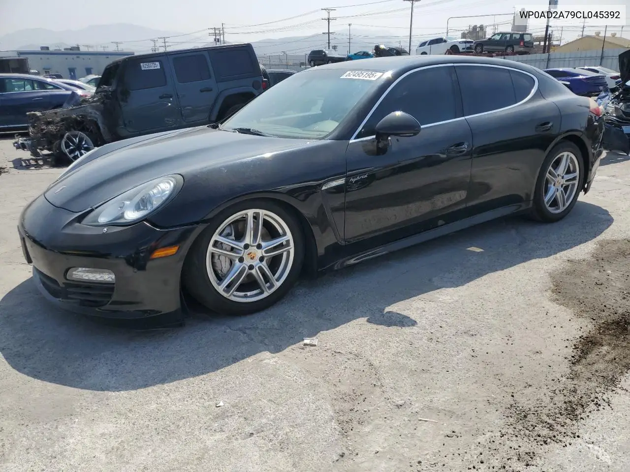 2012 Porsche Panamera S Hybrid VIN: WP0AD2A79CL045392 Lot: 62495195