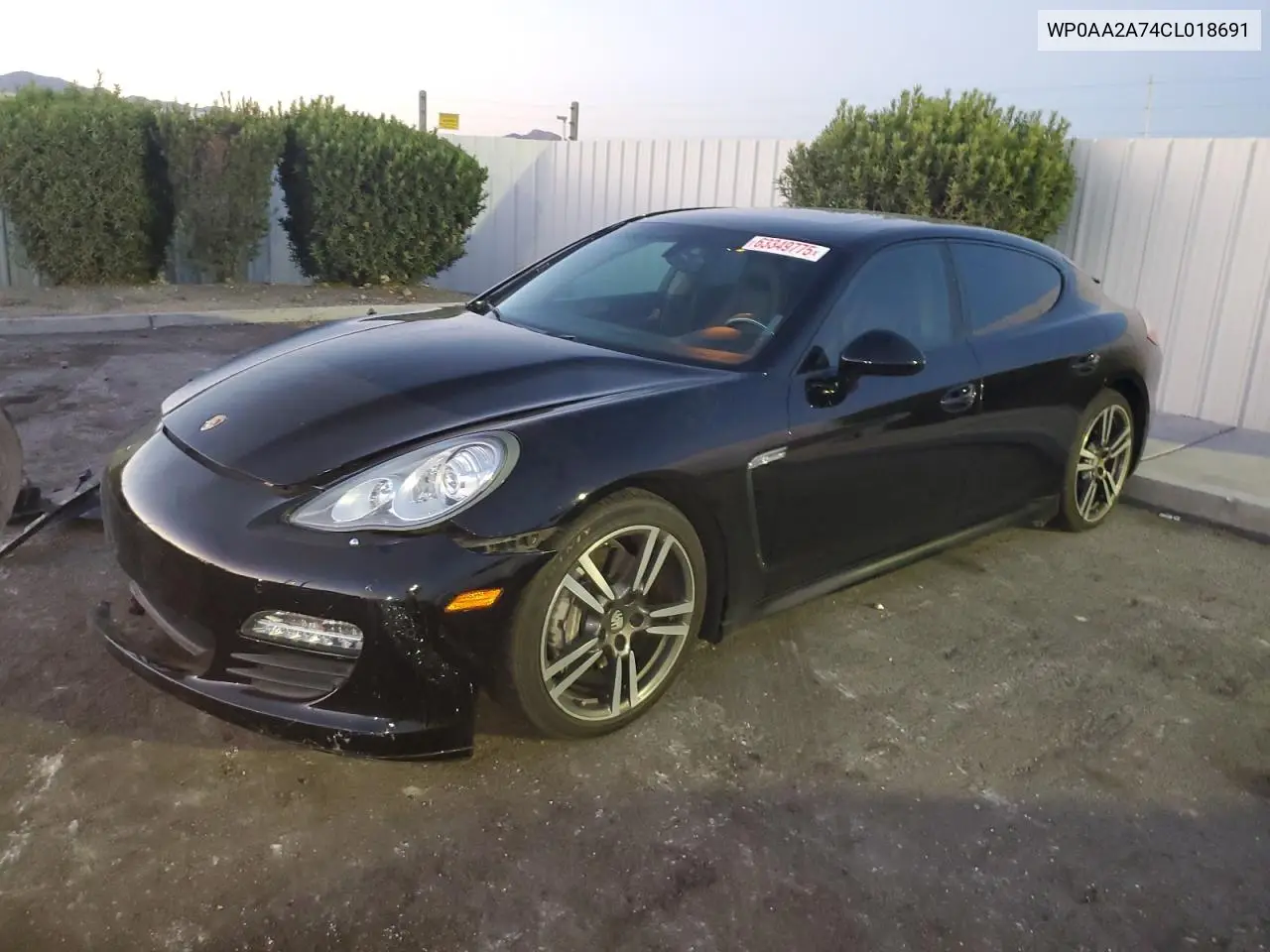 2012 Porsche Panamera 2 VIN: WP0AA2A74CL018691 Lot: 63349775
