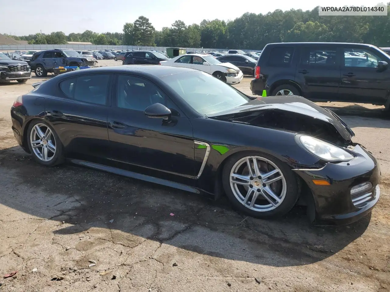 2013 Porsche Panamera 2 VIN: WP0AA2A78DL014340 Lot: 60259045