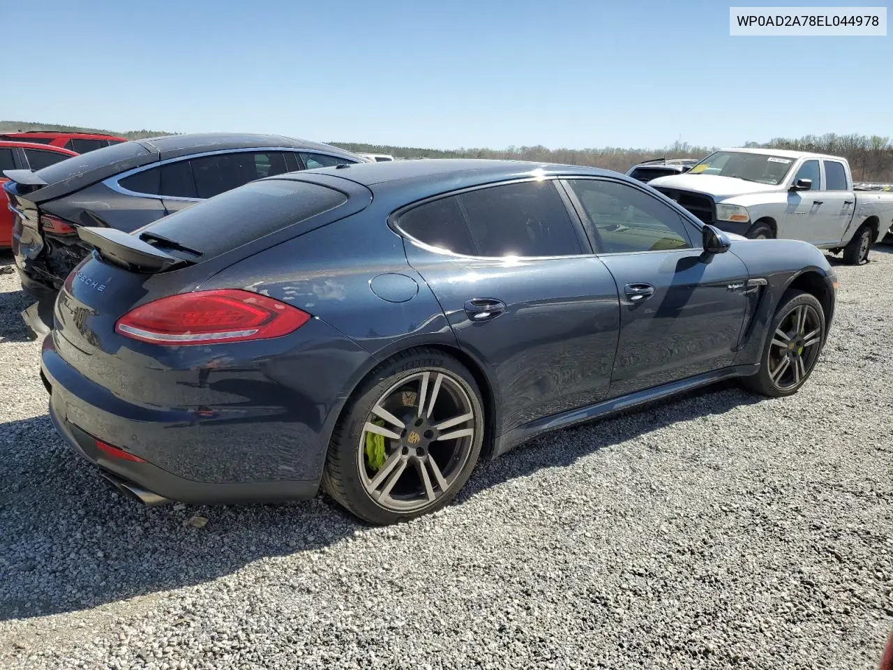 2014 Porsche Panamera S Hybrid VIN: WP0AD2A78EL044978 Lot: 49992665