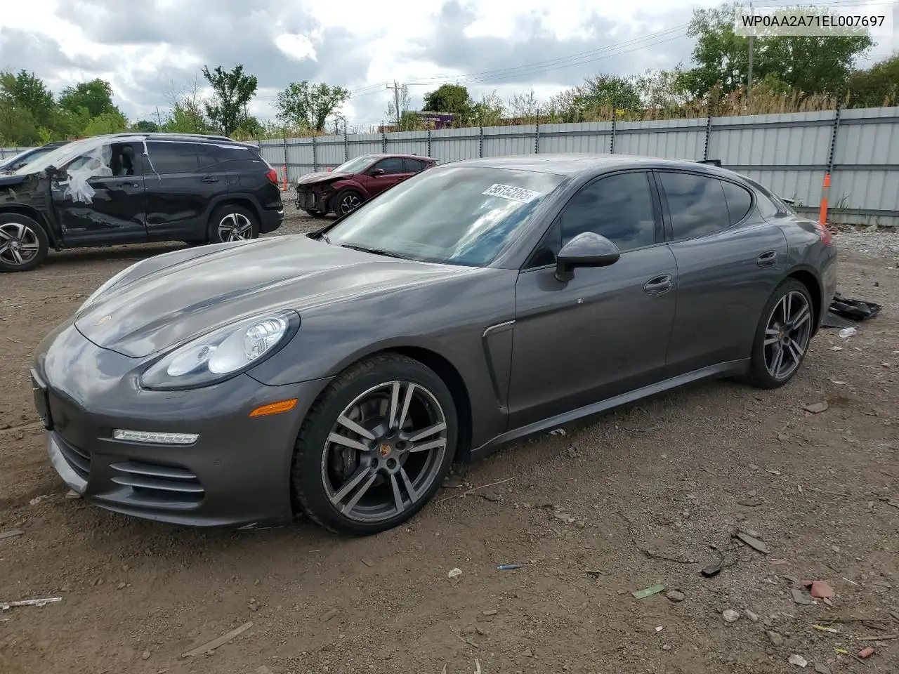 2014 Porsche Panamera 2 VIN: WP0AA2A71EL007697 Lot: 56152265
