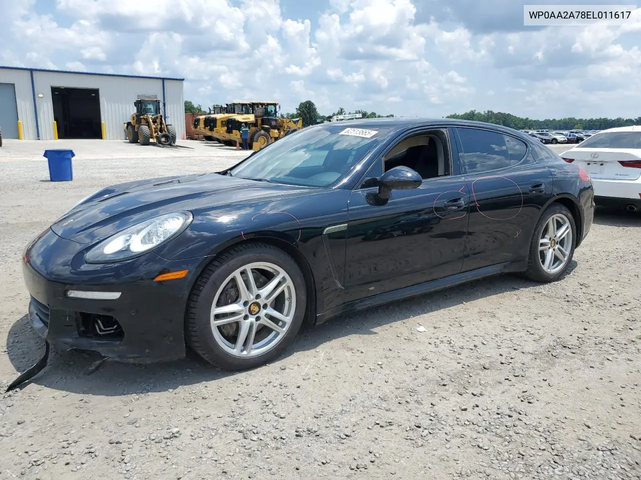 2014 Porsche Panamera 2 VIN: WP0AA2A78EL011617 Lot: 62513665