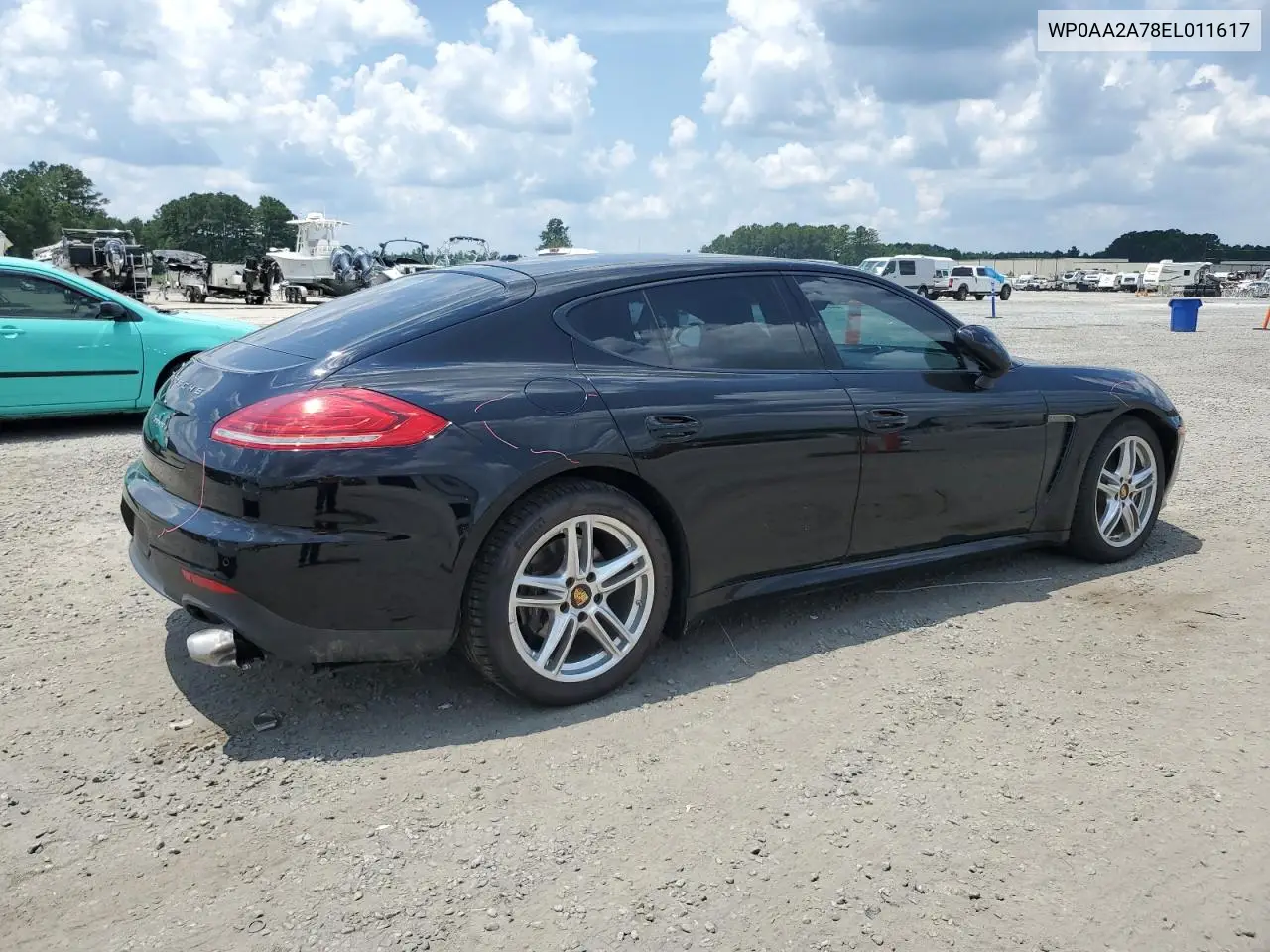 2014 Porsche Panamera 2 VIN: WP0AA2A78EL011617 Lot: 62513665