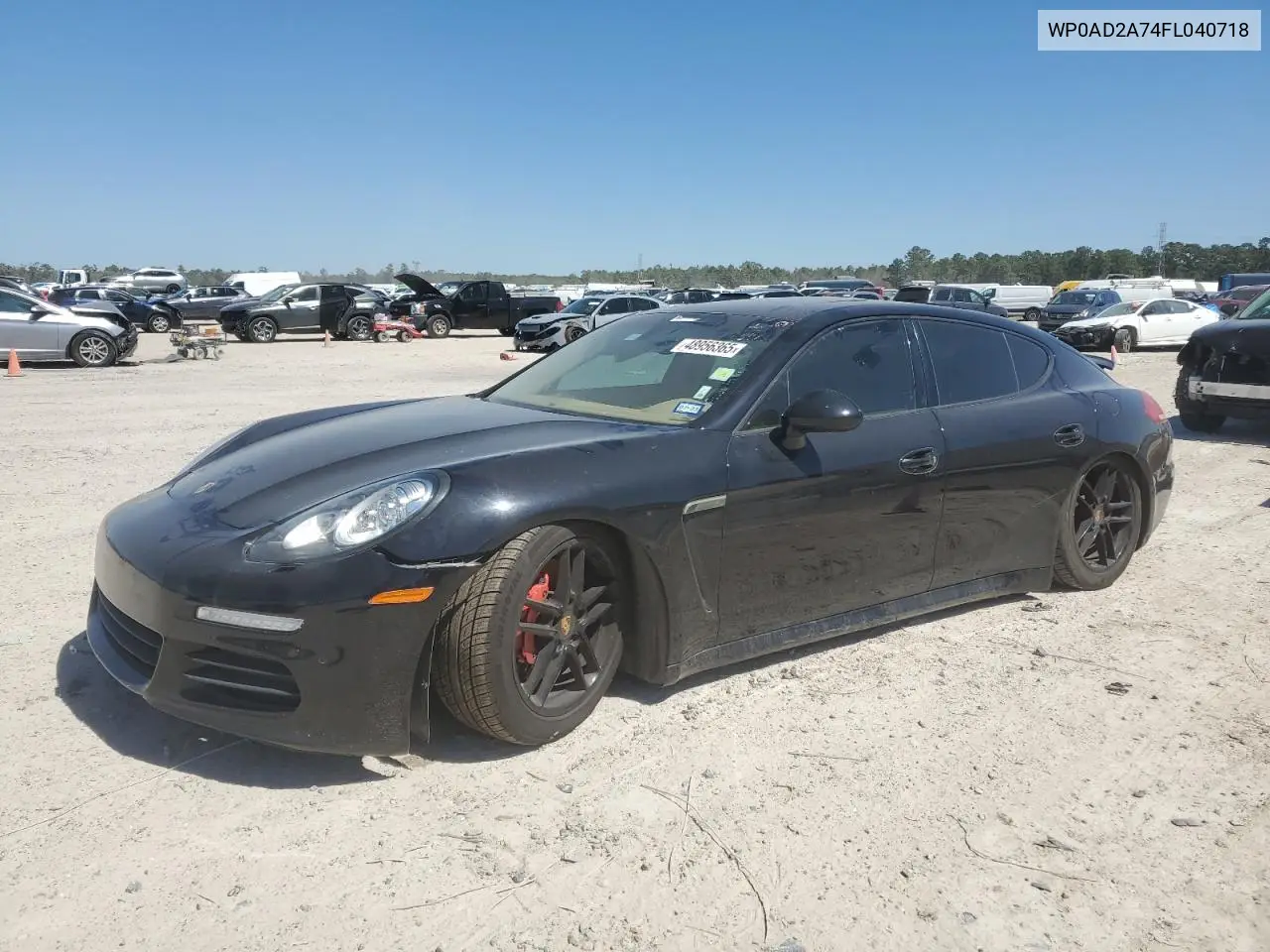 2015 Porsche Panamera Se Hybrid VIN: WP0AD2A74FL040718 Lot: 48956365