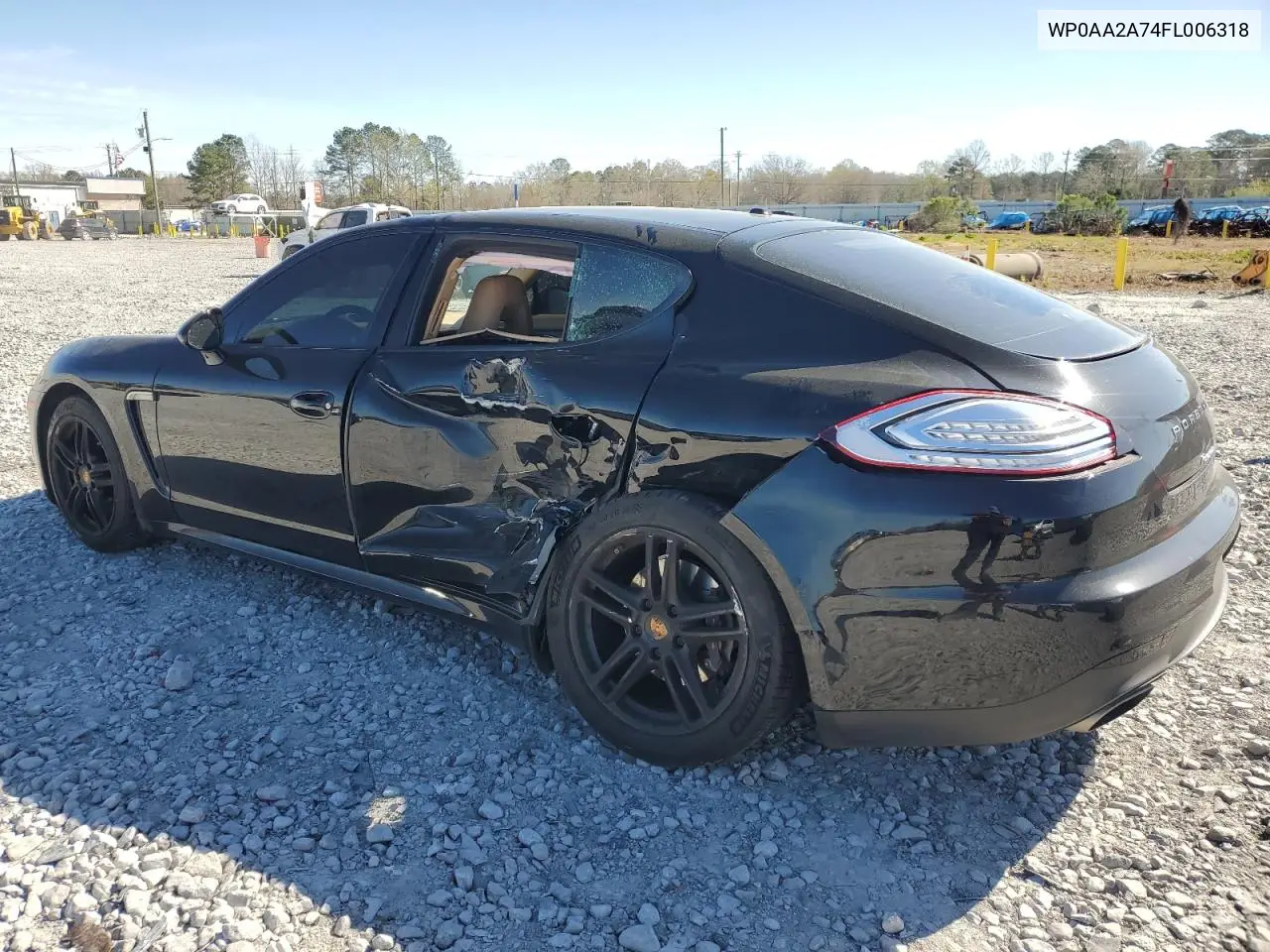 2015 Porsche Panamera 2 VIN: WP0AA2A74FL006318 Lot: 49692935