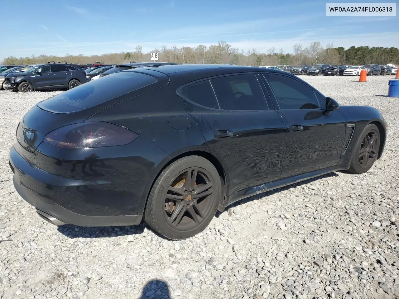 2015 Porsche Panamera 2 VIN: WP0AA2A74FL006318 Lot: 49692935