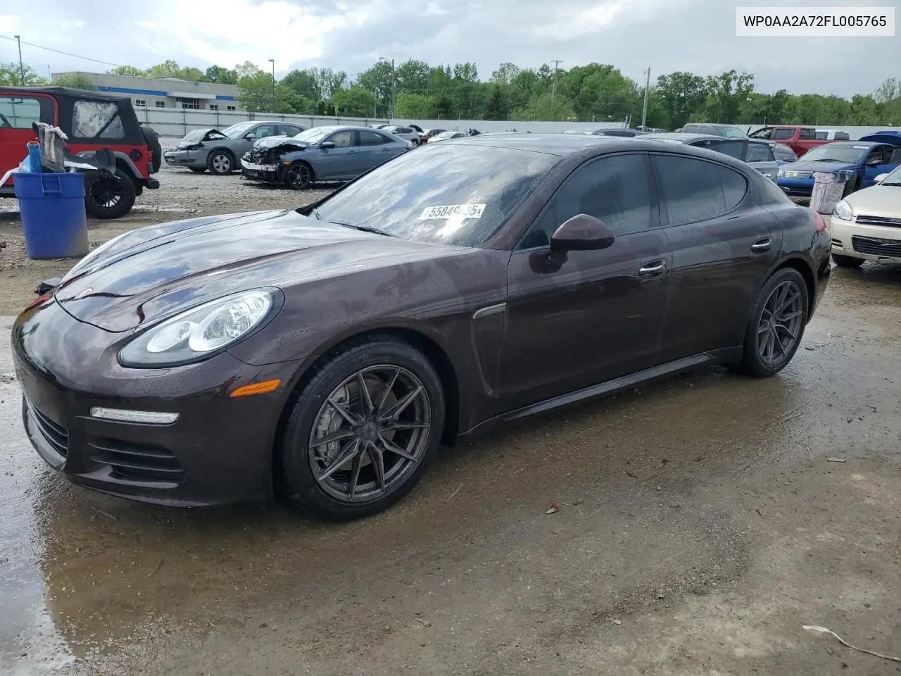 2015 Porsche Panamera 2 VIN: WP0AA2A72FL005765 Lot: 55849435