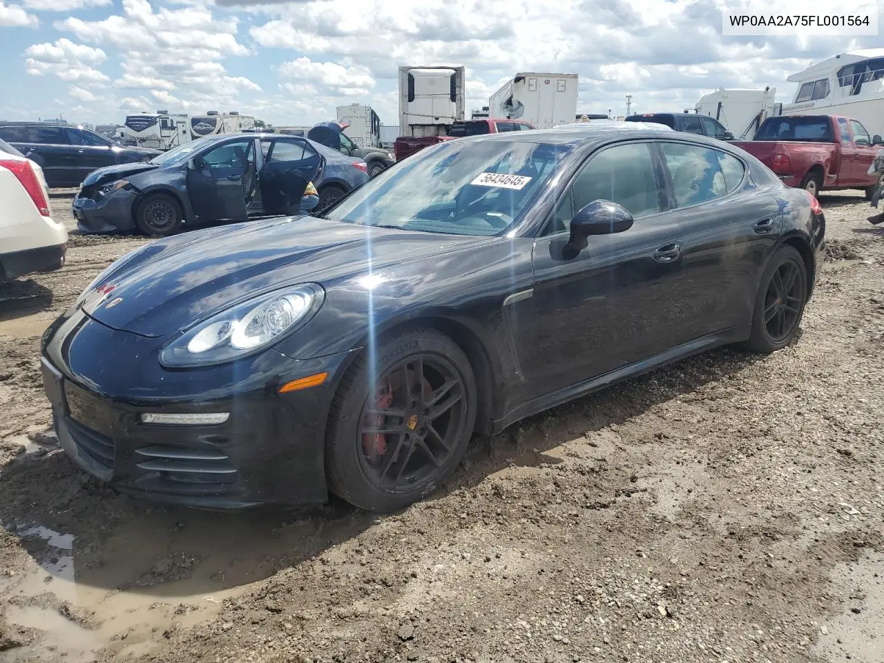 2015 Porsche Panamera 2 VIN: WP0AA2A75FL001564 Lot: 56434645