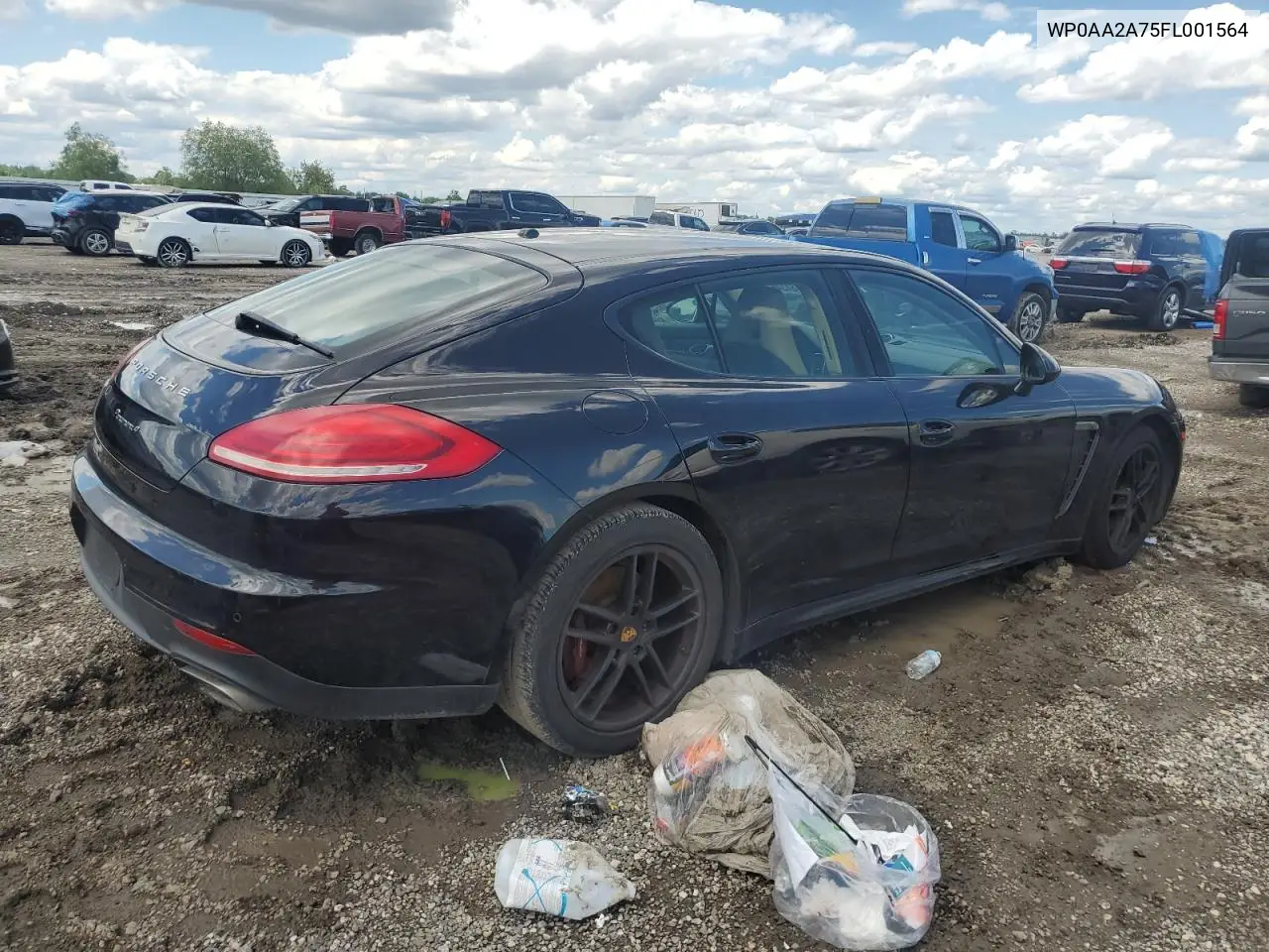 2015 Porsche Panamera 2 VIN: WP0AA2A75FL001564 Lot: 56434645