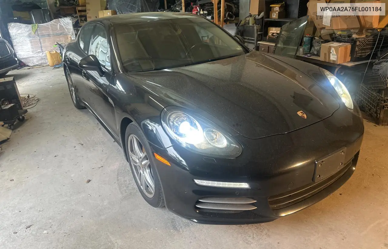 2015 Porsche Panamera 2 VIN: WP0AA2A76FL001184 Lot: 56736435