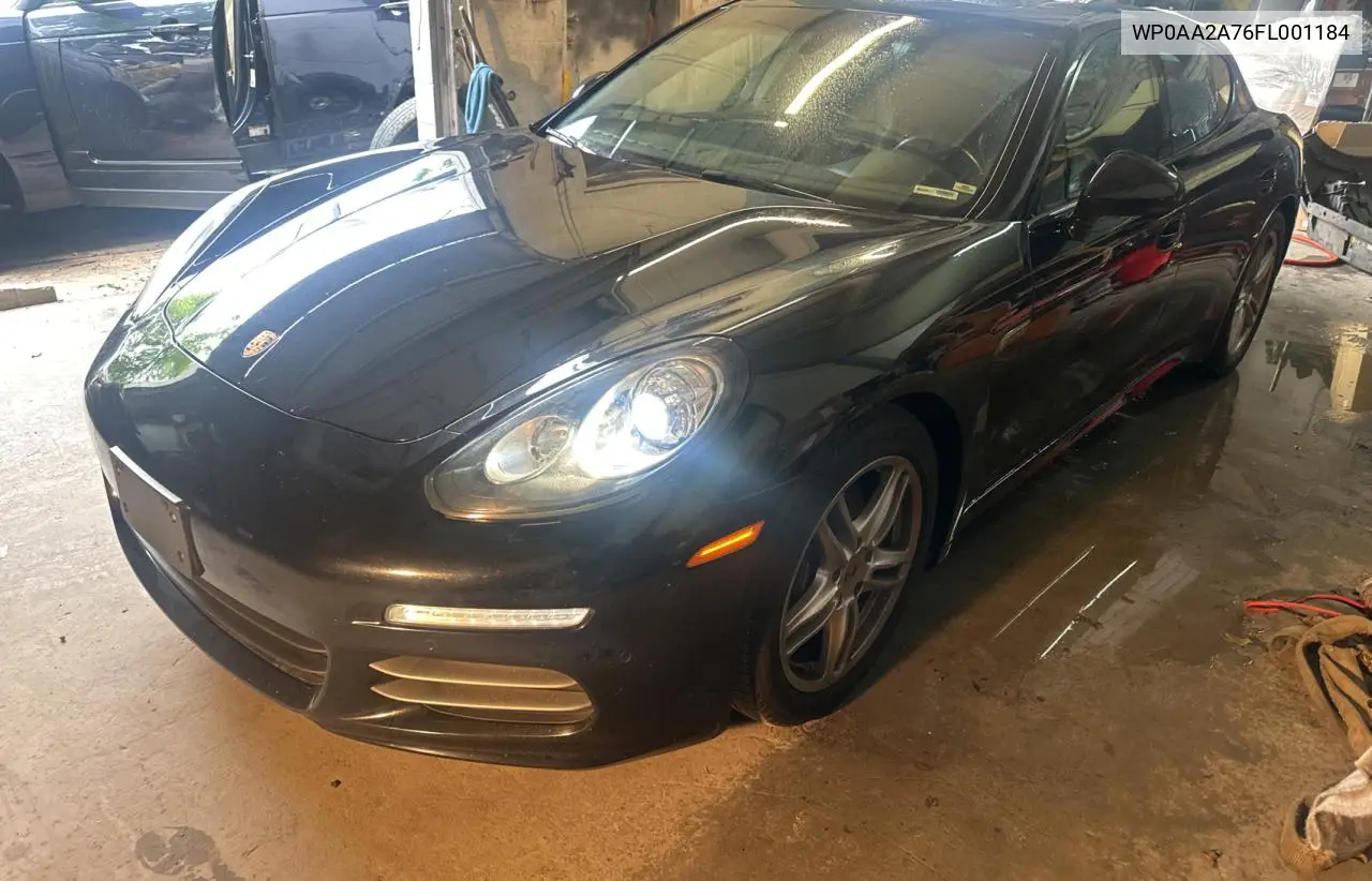 2015 Porsche Panamera 2 VIN: WP0AA2A76FL001184 Lot: 56736435