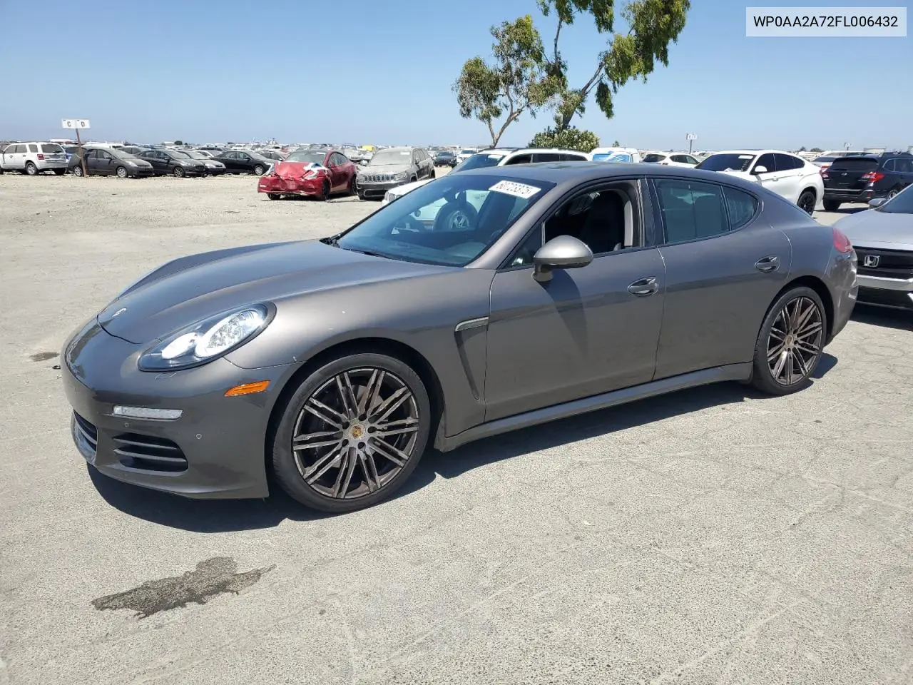 2015 Porsche Panamera 2 VIN: WP0AA2A72FL006432 Lot: 60723375