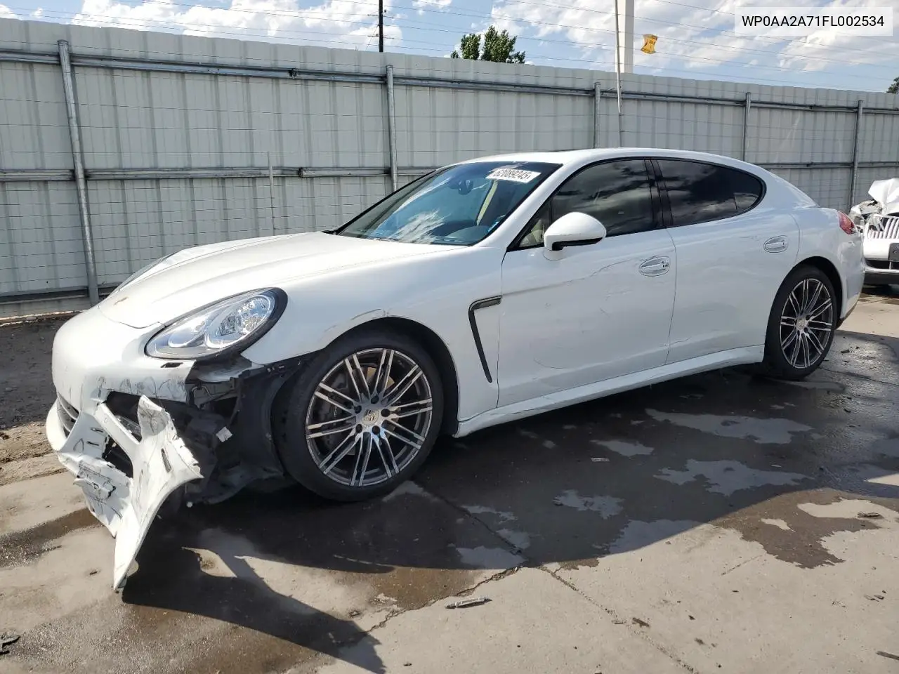 2015 Porsche Panamera 2 VIN: WP0AA2A71FL002534 Lot: 62089245
