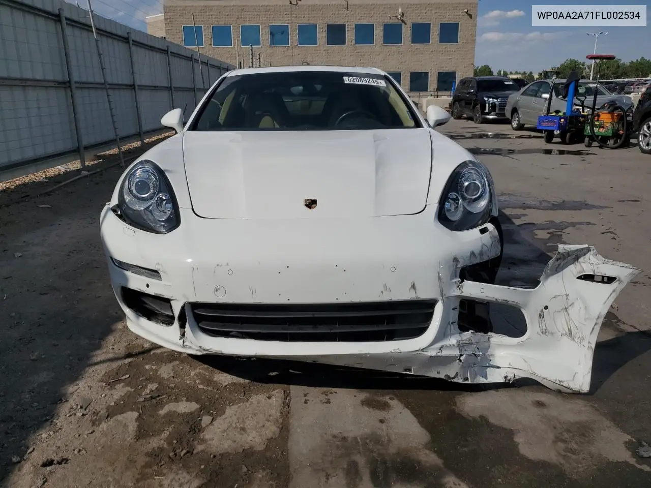 2015 Porsche Panamera 2 VIN: WP0AA2A71FL002534 Lot: 62089245