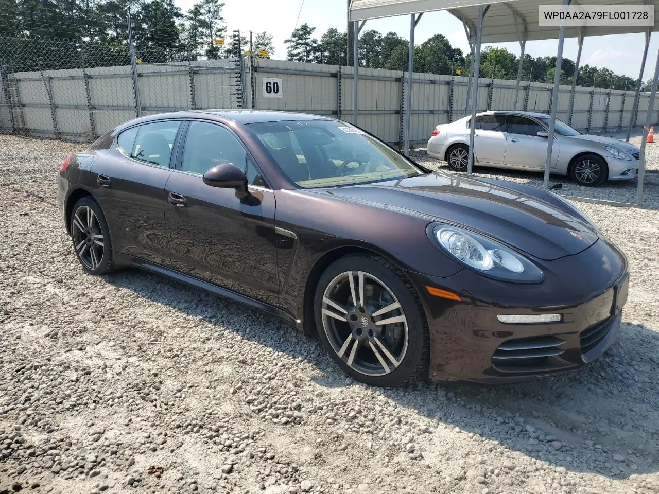 2015 Porsche Panamera 2 VIN: WP0AA2A79FL001728 Lot: 62380405