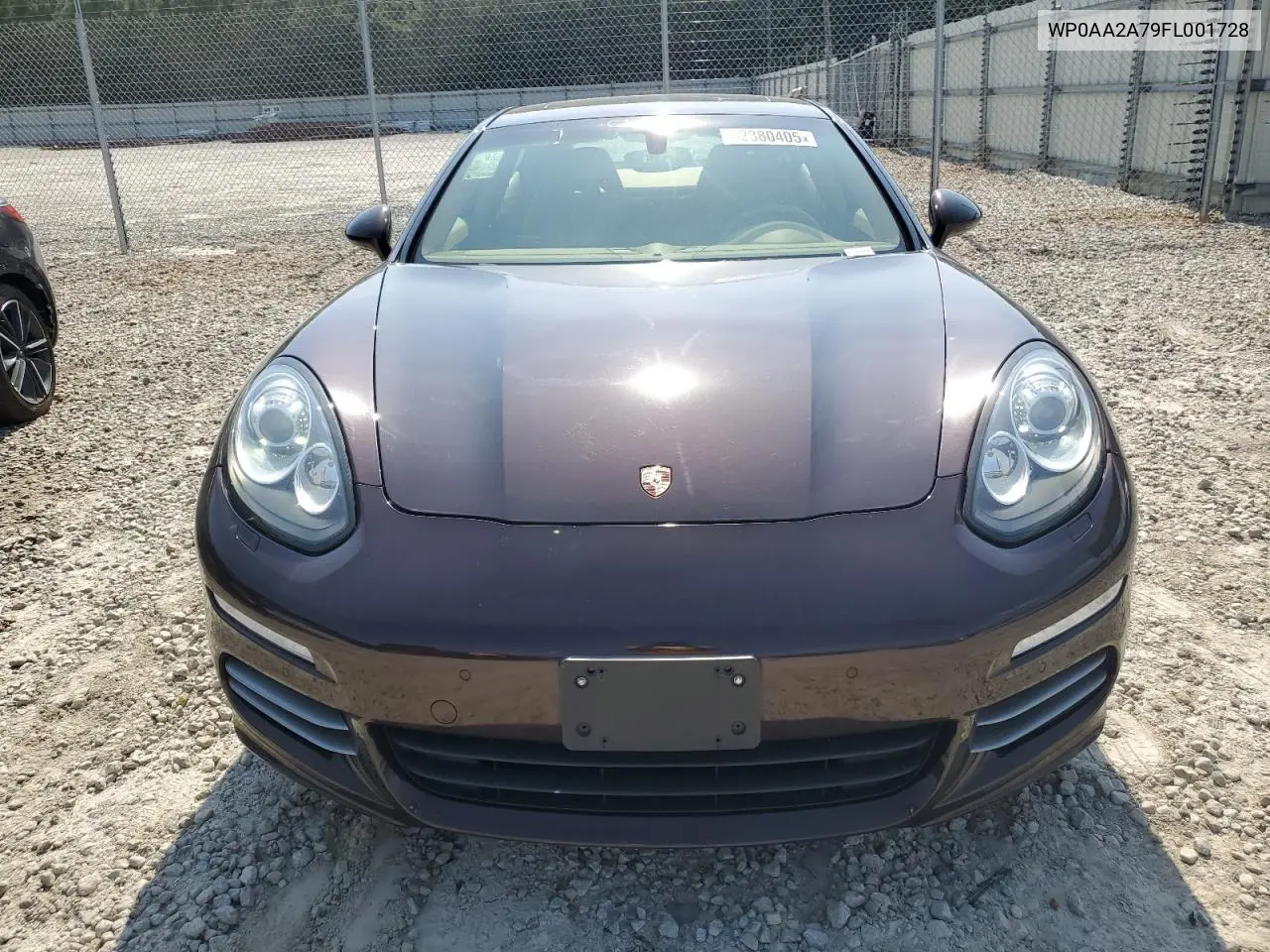 2015 Porsche Panamera 2 VIN: WP0AA2A79FL001728 Lot: 62380405