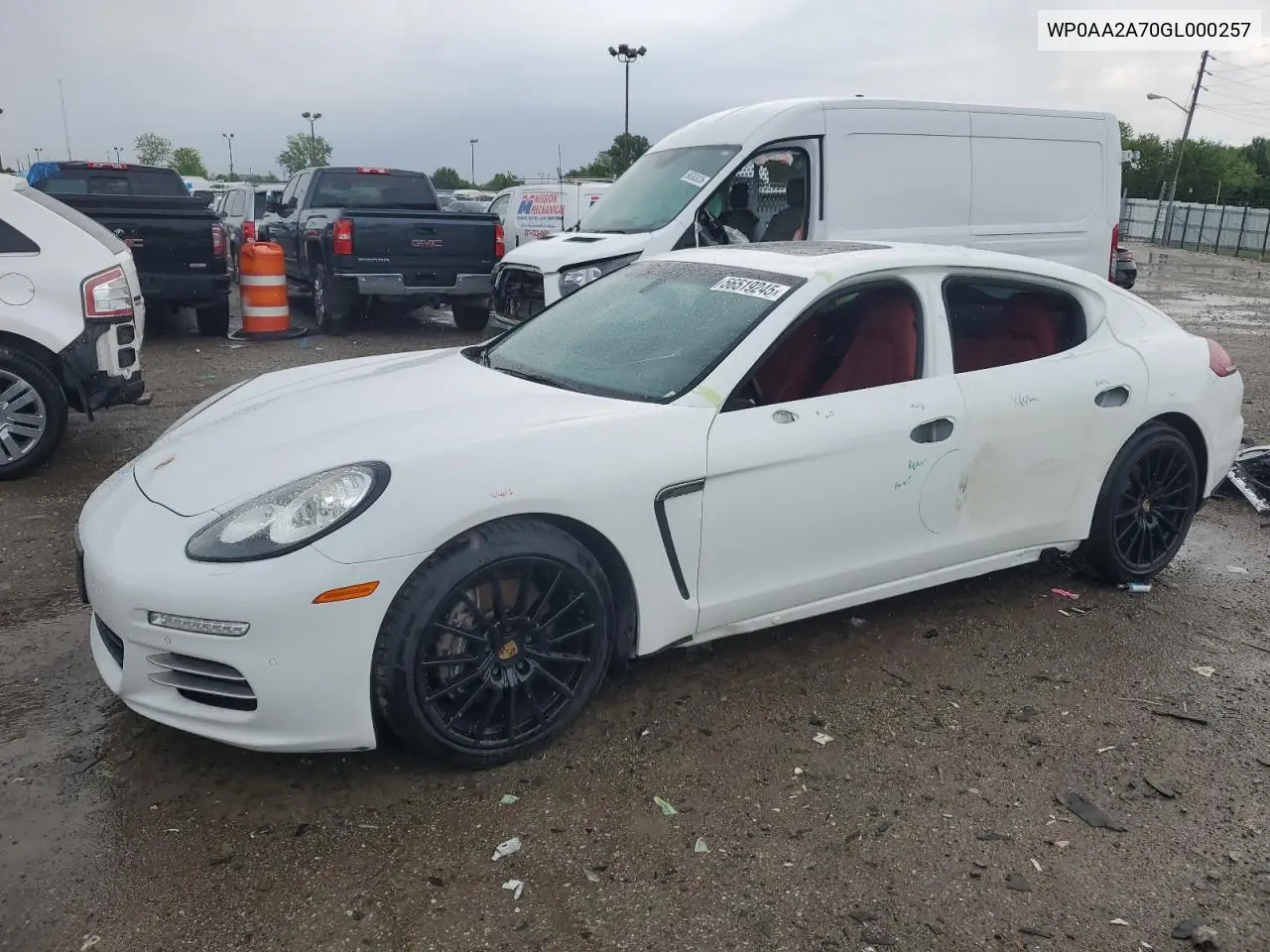 2016 Porsche Panamera 2 VIN: WP0AA2A70GL000257 Lot: 56519245