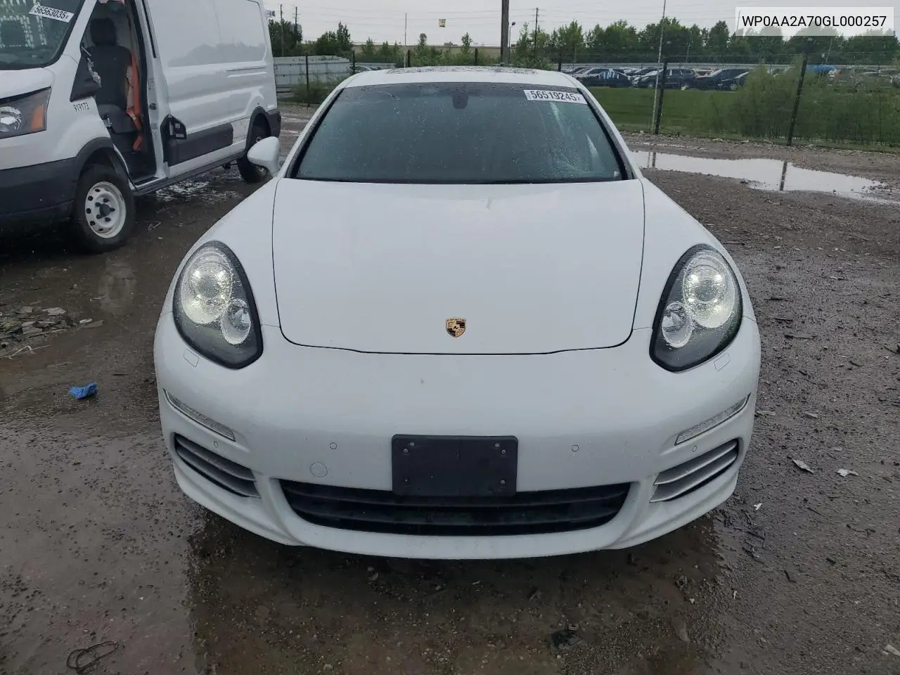 2016 Porsche Panamera 2 VIN: WP0AA2A70GL000257 Lot: 56519245
