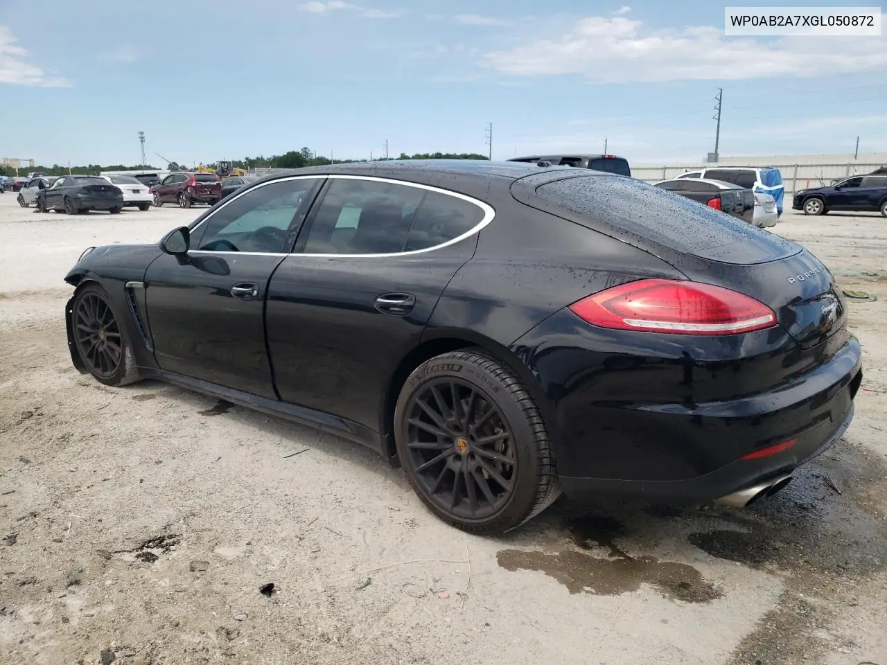 2016 Porsche Panamera S VIN: WP0AB2A7XGL050872 Lot: 62006405