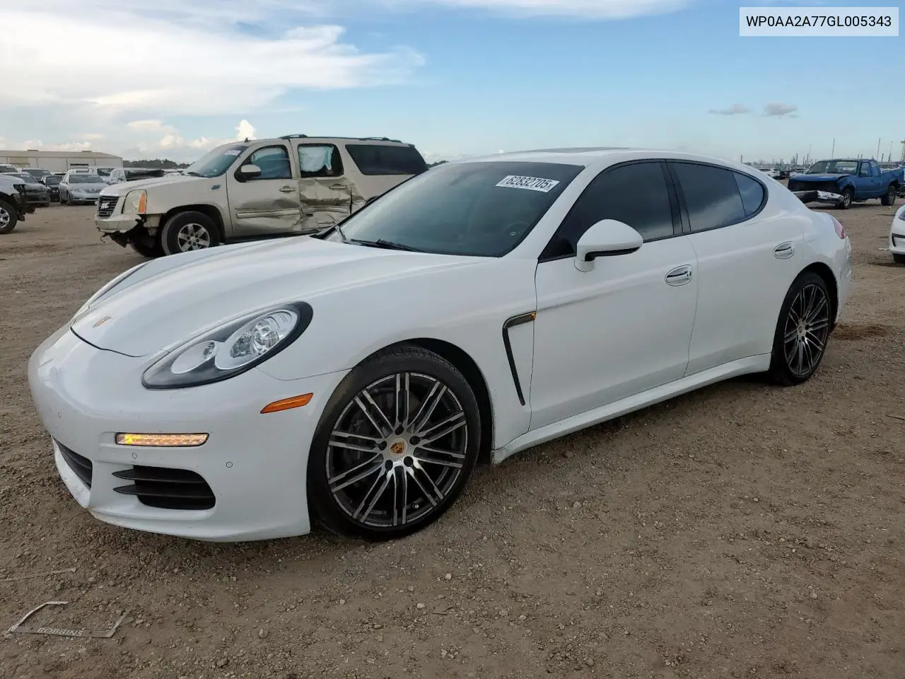 2016 Porsche Panamera 2 VIN: WP0AA2A77GL005343 Lot: 62832705