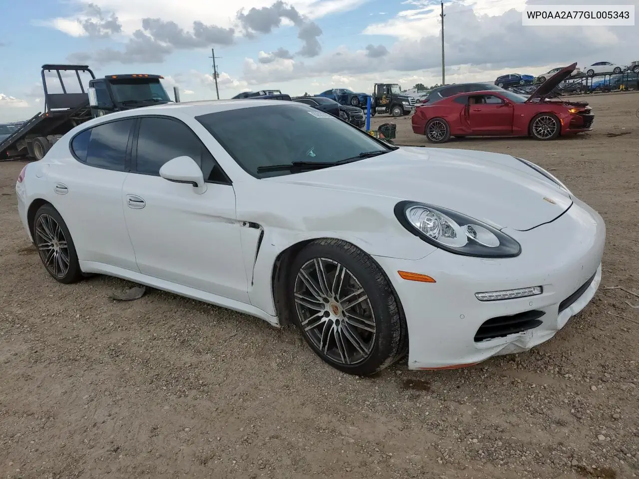 2016 Porsche Panamera 2 VIN: WP0AA2A77GL005343 Lot: 62832705