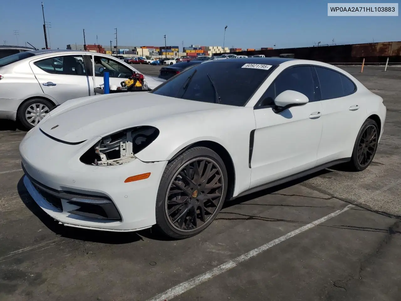 2017 Porsche Panamera 2 VIN: WP0AA2A71HL103883 Lot: 60921795