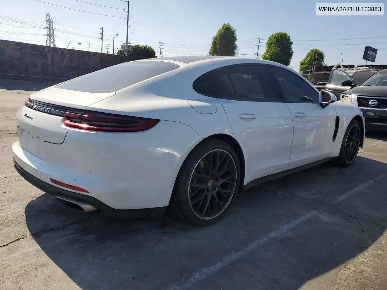 2017 Porsche Panamera 2 VIN: WP0AA2A71HL103883 Lot: 60921795