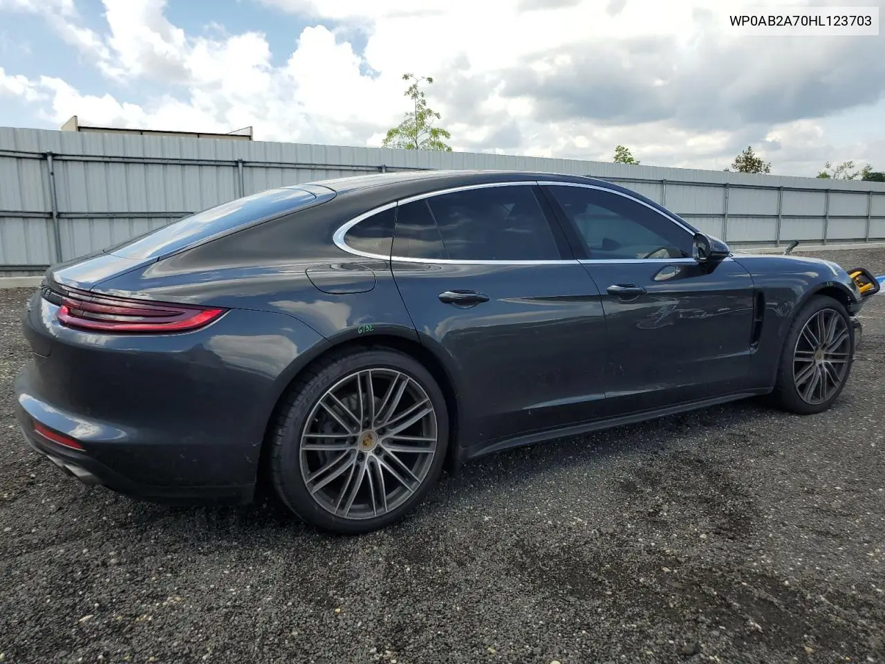 2017 Porsche Panamera 4S VIN: WP0AB2A70HL123703 Lot: 61076775