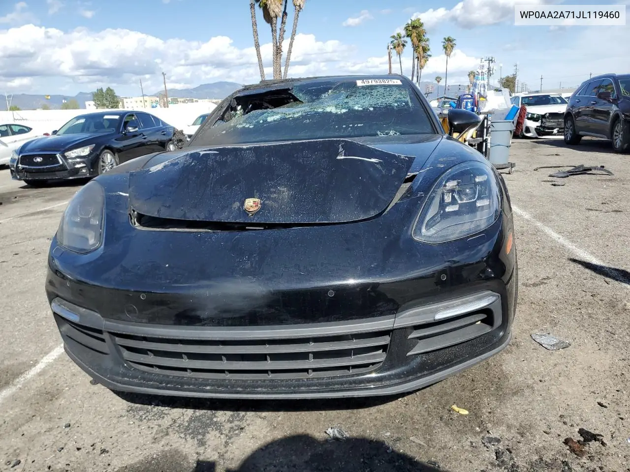 2018 Porsche Panamera 4 VIN: WP0AA2A71JL119460 Lot: 49793825