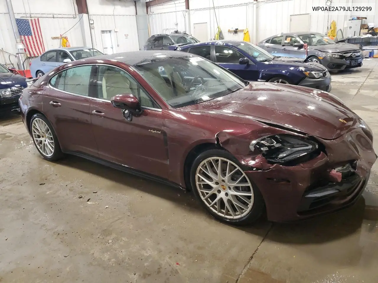 2018 Porsche Panamera 4 E-Hybrid VIN: WP0AE2A79JL129299 Lot: 54088625