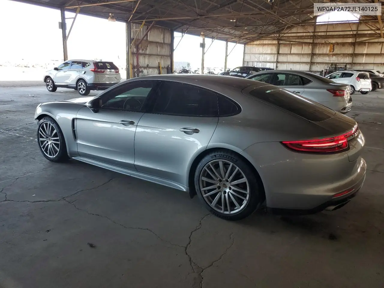 2018 Porsche Panamera Turbo VIN: WP0AF2A72JL140125 Lot: 60313865