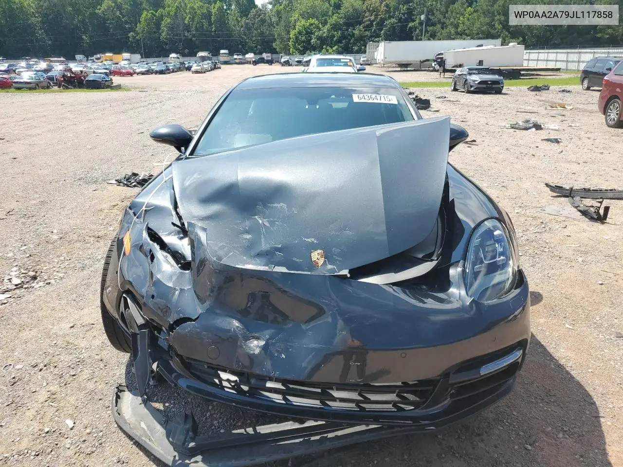 2018 Porsche Panamera 4 VIN: WP0AA2A79JL117858 Lot: 64364715