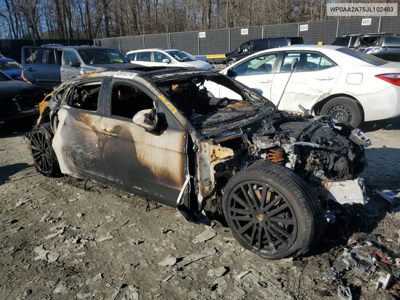 2018 Porsche Panamera 4 VIN: WP0AA2A75JL102483 Lot: 83470774