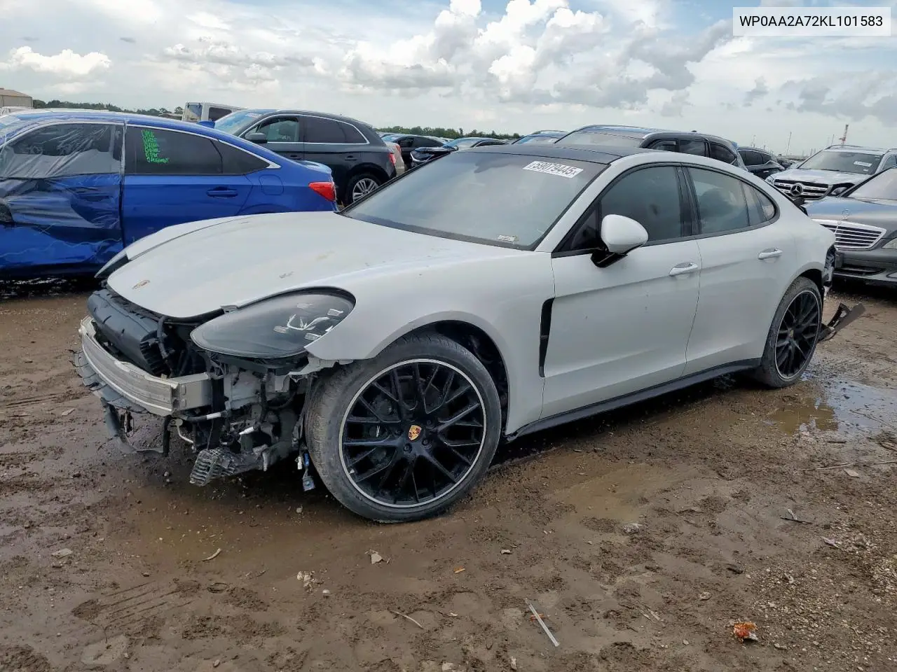 2019 Porsche Panamera Base VIN: WP0AA2A72KL101583 Lot: 59079445